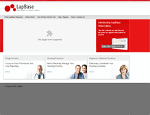 Tablet Screenshot of lapbase.com